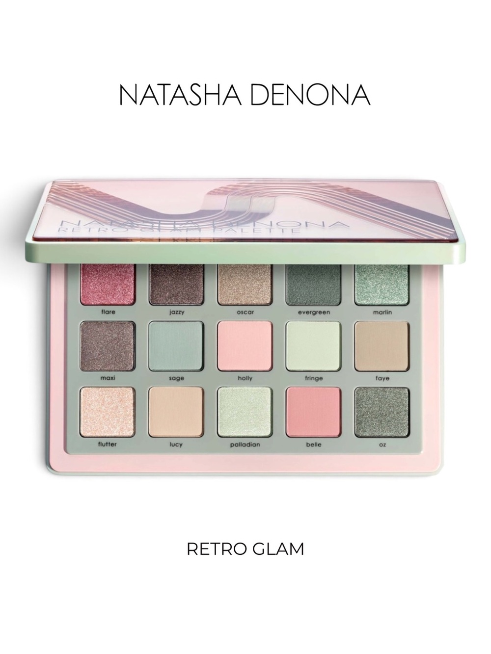 Natasha Denona Retro Glam Eyeshadow Palette 15 Shades BNIB